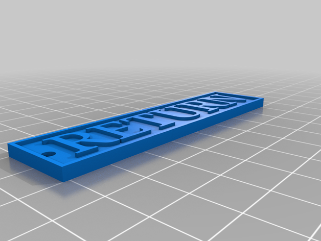 voltar chaveiro retorno 3D print model - Mito3D