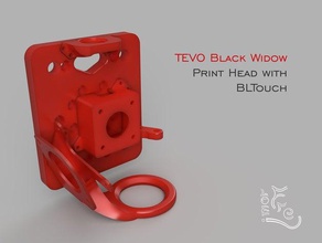 tevo viúva negra da cabeça de impressão titan extrusora bltouch freimor 3d print model - Mito3D