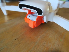 fimi x8 se cardán protector - simplificado remix cap drone el 3d print model - Mito3D