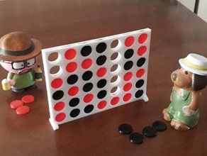 forza 4 connect four row 3d print model - Mito3D