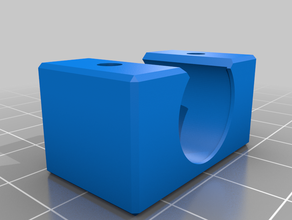 cuscinetto lineare morsetto prusa asse y ghiera di bloccaggio m3x20 nylock dado 3d print model - Mito3D