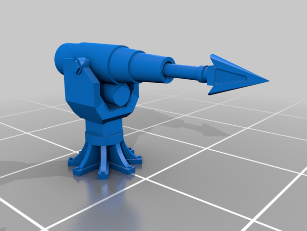 harpoon gun gaslands 3D print model - Mito3D