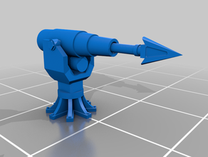 harpoon gun gaslands 3d print model - Mito3D