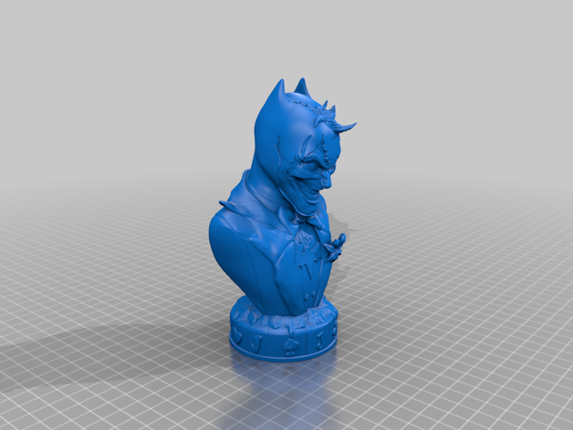 batman-joker Büste 3D print model - Mito3D