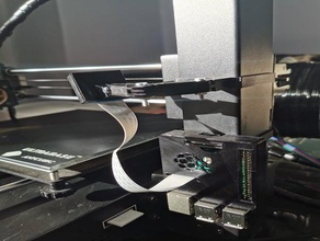 raspberry pi cam mount anycubic i3 mega kamera monte edin ahududu durumda 3d print model - Mito3D