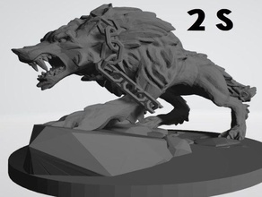 la rage de sang - fenrir proxy fenris miniature wolf 3d print model - Mito3D