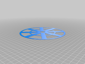 circular bed leveler anycubic kossel predator delta printer 3d print model - Mito3D