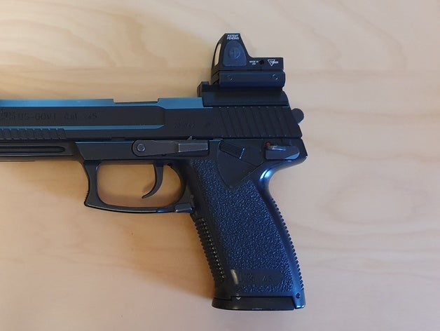 mk23 clip sight ris rail airsoft accesories pistol picatinny socom 3D print model - Mito3D