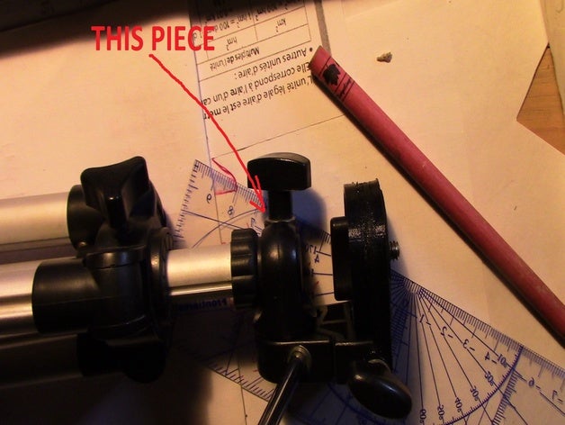 trasformando parte del treppiede 3D print model - Mito3D