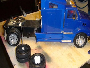 rueda adaptador de peng hua ford aeromax 1 14 no tamiya tractor camión camiones 3d print model - Mito3D
