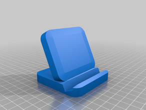 blank phone stand iphone 3d print model - Mito3D