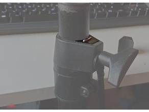 broken speaker- tripod replacement lock brake pa speaker part pronomic spare stand tightener screw tensioner 3d print model - Mito3D