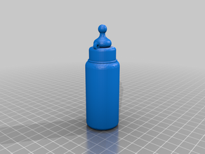 baby Flasche ornament Weihnachts-Dekoration Weihnachten 3d print model - Mito3D