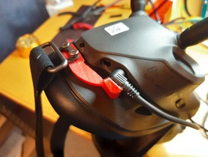 power Kabel Verriegelung dji fpv-Brille 3d print model - Mito3D