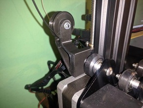ender 3 filament roller guide - 693 bearing 3d print model - Mito3D