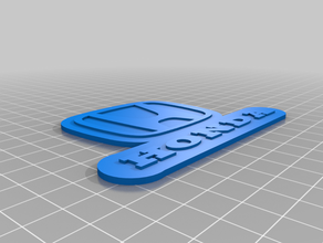 honda logo magnete auto la 3d print model - Mito3D