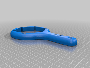Wasser-filter-Schraubenschlüssel 3d print model - Mito3D