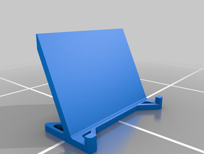 basic phone stand 3d print model - Mito3D