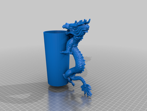 dragon kap 3d print model - Mito3D