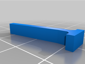 slatwall hook 3d print model - Mito3D