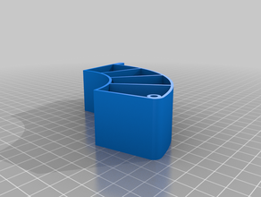 mezzo bq spool x4 sezione cassetto portaoggetti su misura 3d print model - Mito3D