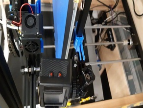 eylem cam başına tronxy x5sa staffe actioncameraholder actioncam sahibi monte edin aksiyon kamerası x5s 3d print model - Mito3D