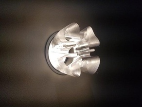 iluminación empotrada sombra de tela estilo cuarto baño luz la del techo el ventilador tapa lámpara recreo empotrados a 3d print model - Mito3D