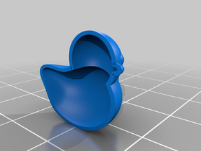 modular snowball scoop + rubber duck mould 3d print model - Mito3D