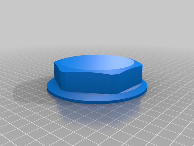 work rezax waffles hexes cap center ewing hex ryver vsmx waffle wheel wheels 3D print model - Mito3D
