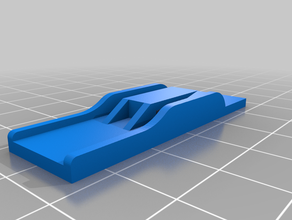command floating wall ledge mount 3m strips shelf 3d print model - Mito3D