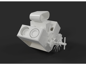 v4 engine model assembly required car engineering machine mechanical mechanism motor moving 3d print model - Mito3D
