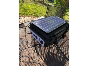 portable solar generator ham radio lifepo4 power 3d print model - Mito3D