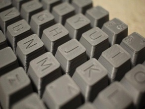 keycaps preonic case cherry keycap mx computer accessories keyboard mechanical olkb 3d print model - Mito3D