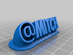 mitch özelleştirilmiş 3d print model - Mito3D