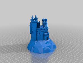 finley castle customized 3d print model - Mito3D
