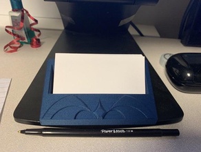 de negocios titular la tarjeta visita suministros oficina 3d print model - Mito3D