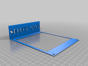 wählen Sie mini-build plate-Modell prusa slic3r buildplate monoprice mini edition 3d print model - Mito3D
