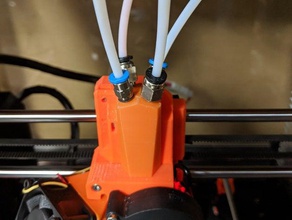 angolare conico multiplexer riprogettazione prusa mmu1 no ottone filamento alimentatore mmu 3d print model - Mito3D
