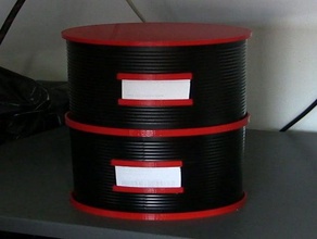 portaoggetti da barattoli grandi di pelati - storage cans peeled tomatoes 3d print model - Mito3D