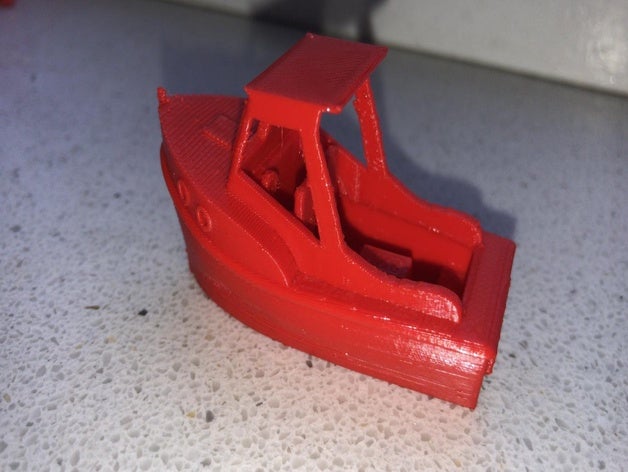 Boot - Meer-angler 3dseaangler benchy Meer angler seaangler workbench 3D print model - Mito3D