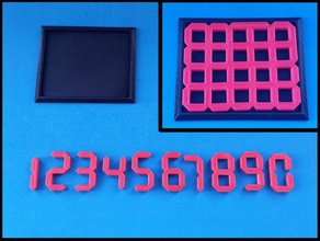 complicado números de quebra-cabeça juguete quebra-cabeças rompecabezas brinquedo 3d print model - Mito3D