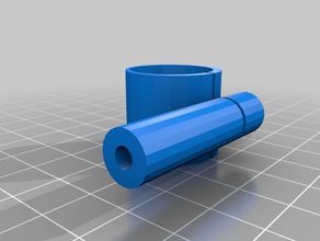 20mm pipe wall mount 3d print model - Mito3D