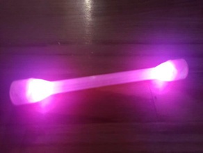 girando levou caneta microleves fluxo o de prop diodo emissor luz microlight pen spinning habilidade brinquedo a 3d print model - Mito3D