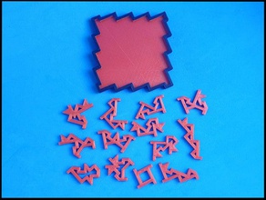aztec puzzle juego pasatiempo Rätsel rompecabezas - Spielzeug 3d print model - Mito3D