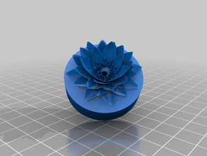 fleur de lotus clanger 3d print model - Mito3D