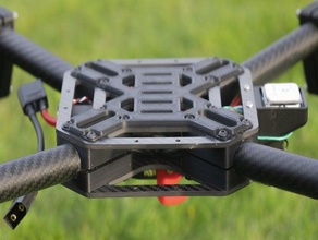 lourd quadcopter frame cnc 3d print model - Mito3D
