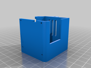 ender 2 fan cap decreased height 5015 duct 3d print model - Mito3D