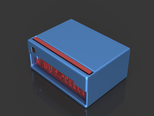 secret box customized container thinking top useful 3D print model - Mito3D