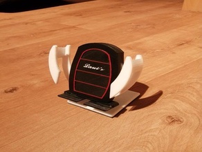 handyhalter smartphone stand support pour téléphone mobile de handyhalterung 3d print model - Mito3D