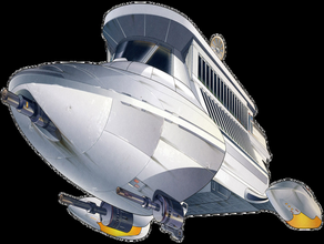 lady luck star wars modernen Luxus-yacht 3000 xwing starwars Spiel miniaturen tmg 3d print model - Mito3D